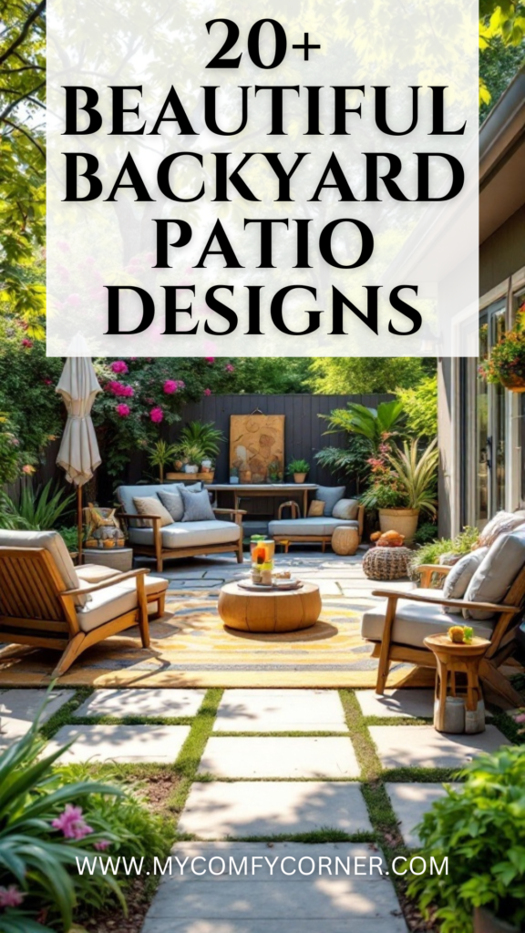 20+ Beautiful Backyard Patio Designs