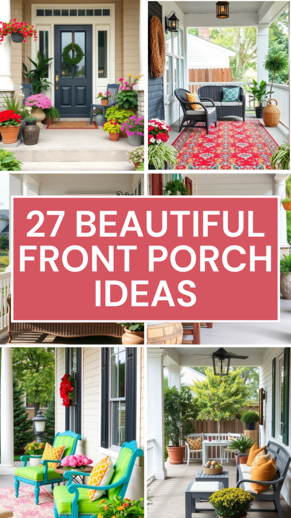 27 beautiful Front Porch Ideas