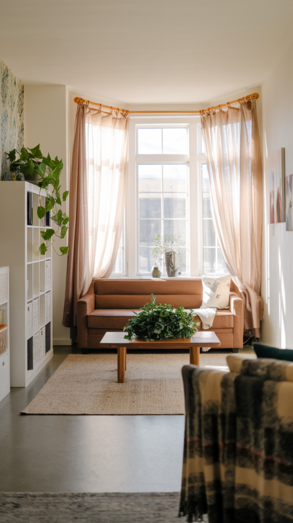 Brown Couch Living Room (72)