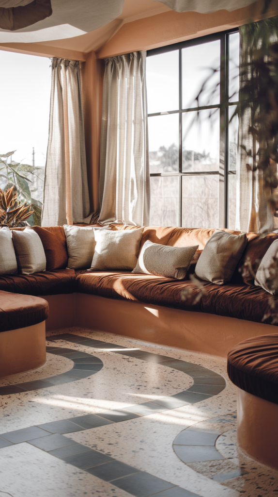 Brown Couch Living Room (74)